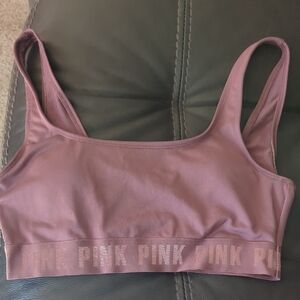 PINK Victoria's Secret Dusty Rose Sports Bra